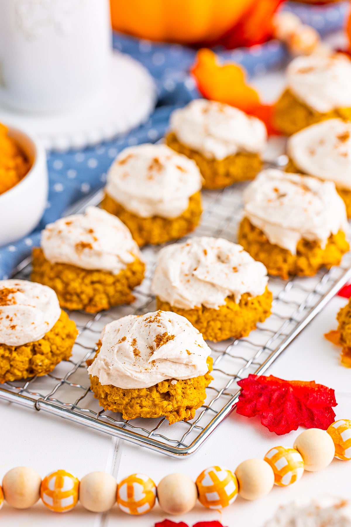 REDUCED Frosted Pumpkin Oatmeal Cookies SET 3