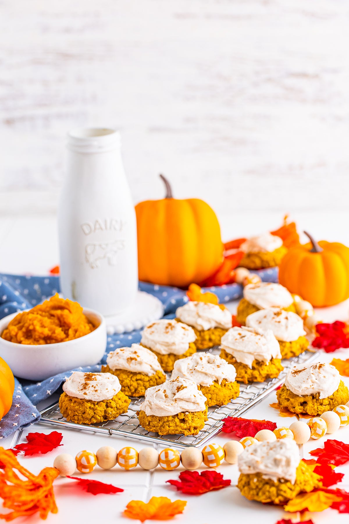 REDUCED Frosted Pumpkin Oatmeal Cookies SET 3